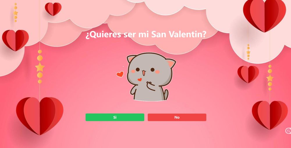 ¿Quieres ser mi San Valentin