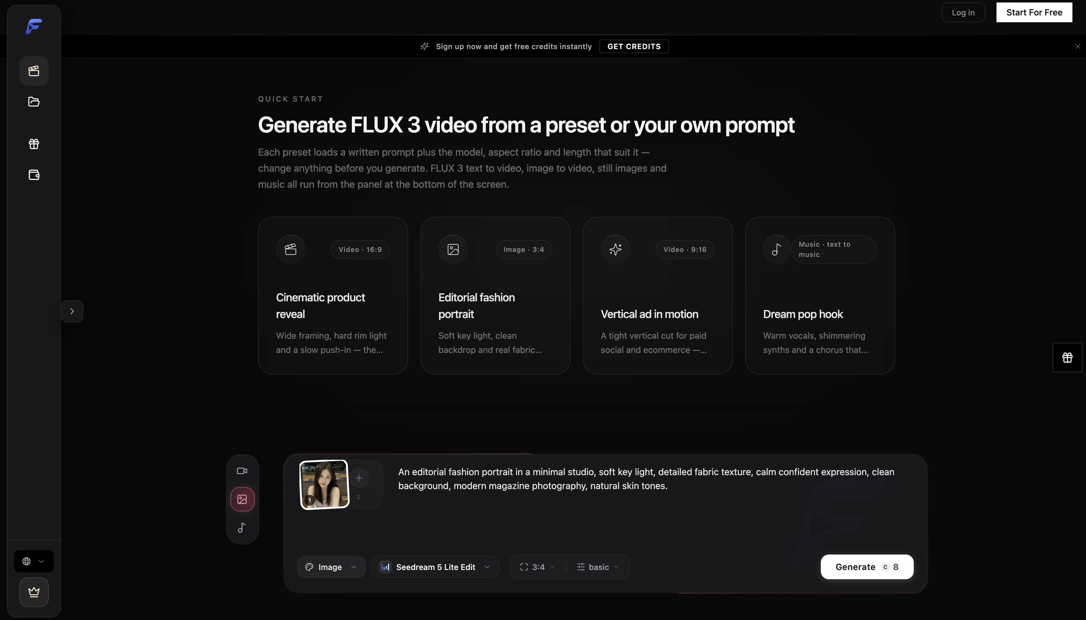 Flux 3 video