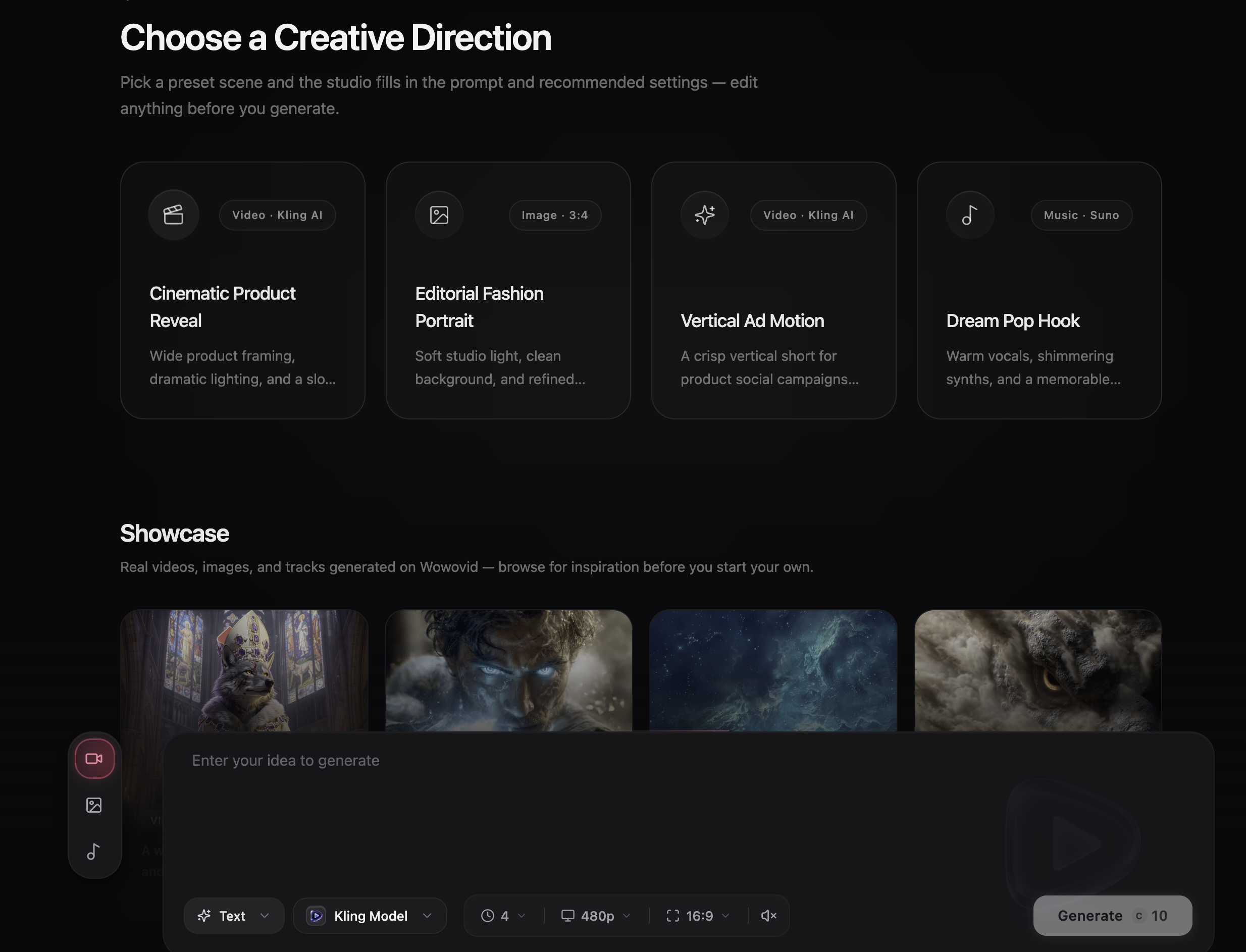 Wowovid – Kling AI Video Generator