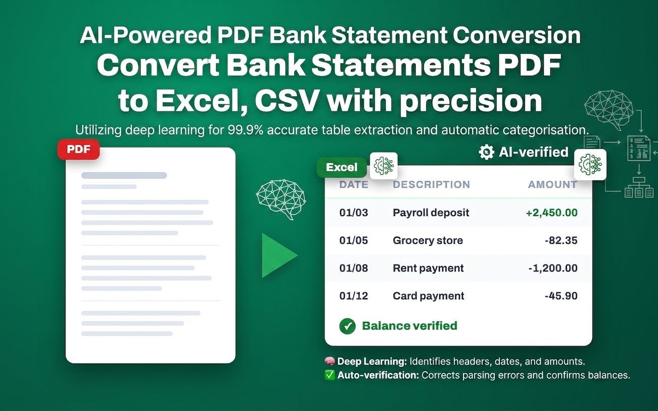 Bank Statement Converter AI