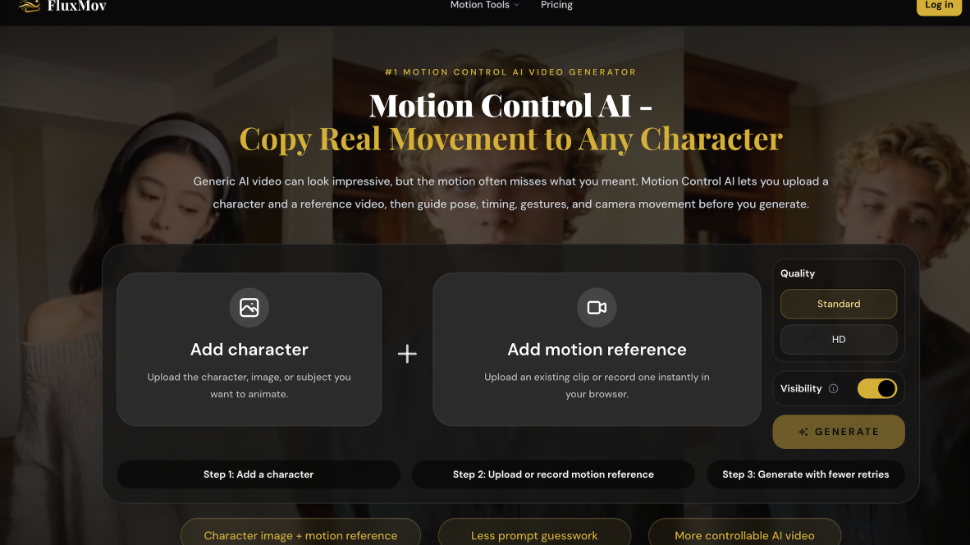 FluxMov – Motion Control AI